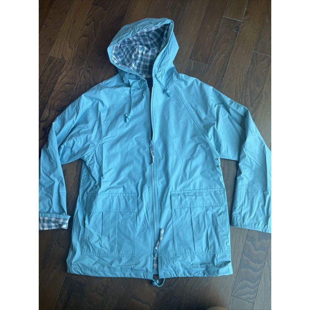 Bimini Bay Outfitters Soft‎ Touch Jacket Waterproof Windproof Light Blue Women S